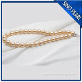 AAA 12MM Perfect Round Shell Fake Pearl Necklace